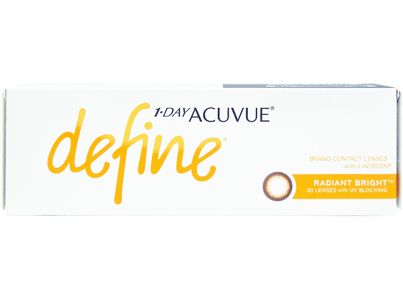 1 Day Acuvue Define Radiant Bright with LACREON - Daily Contact Lenses