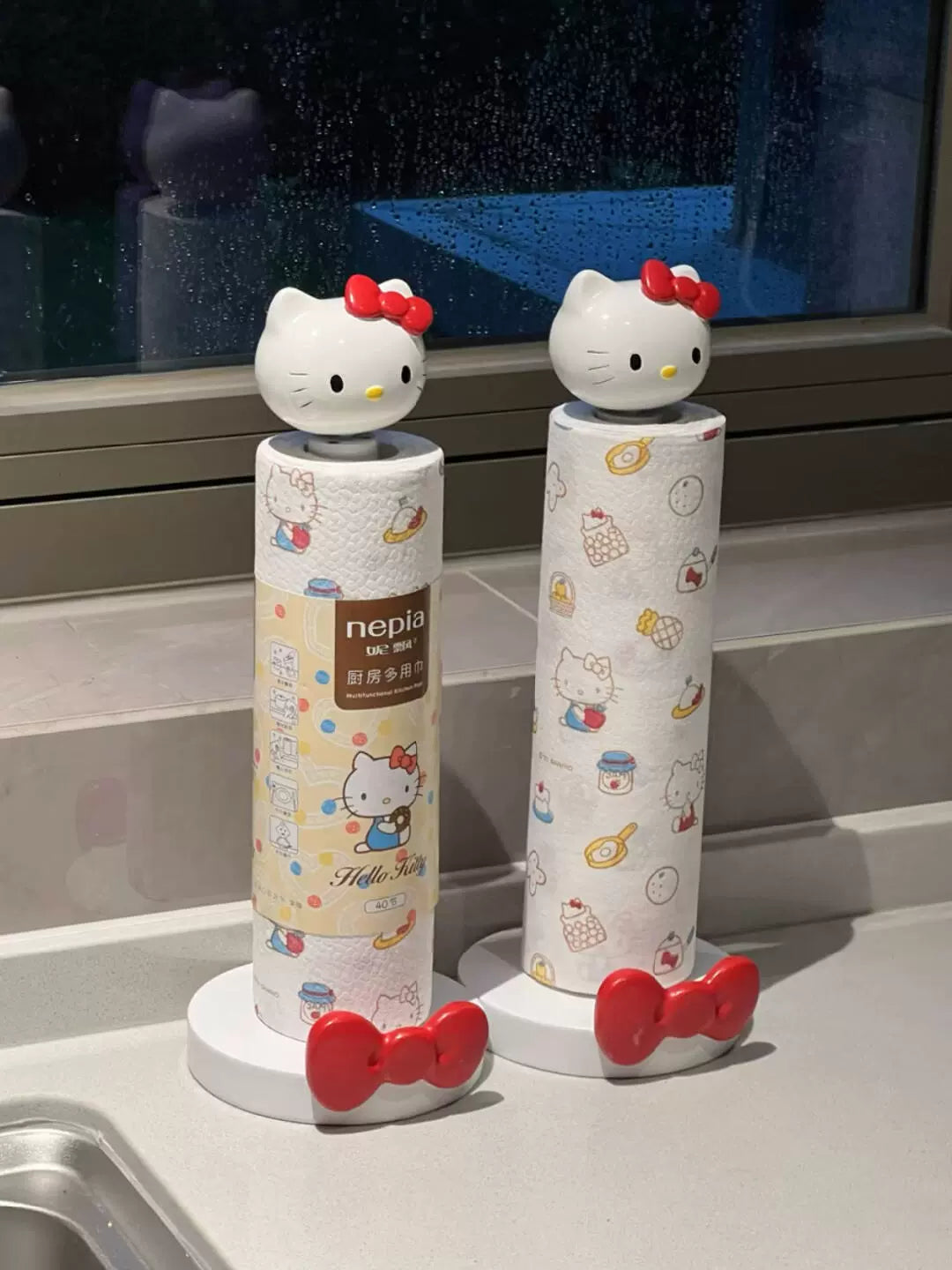 hellokitty厨房纸巾架用纸挂架卷纸架子纸支架