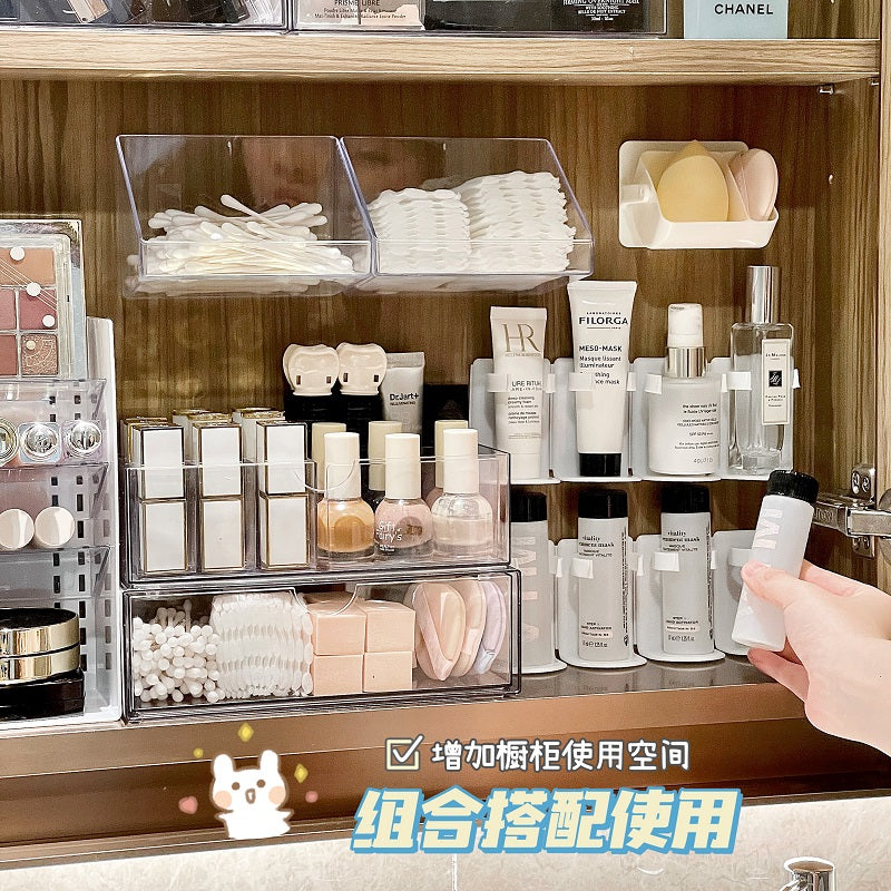 浴室壁挂式收纳盒置物架牙膏牙刷架发饰发箍收纳架简约卫生间厕所