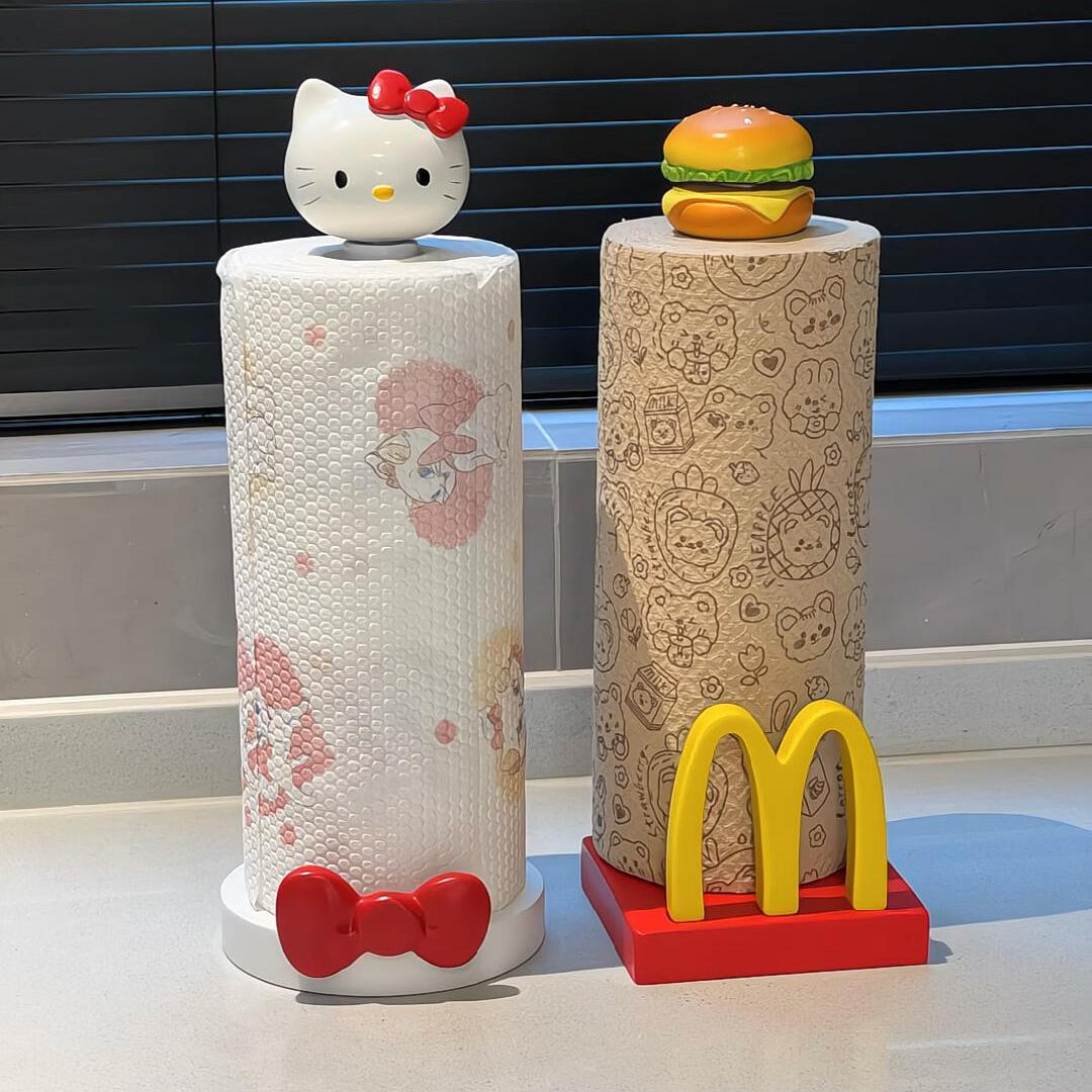 hellokitty厨房纸巾架用纸挂架卷纸架子纸支架