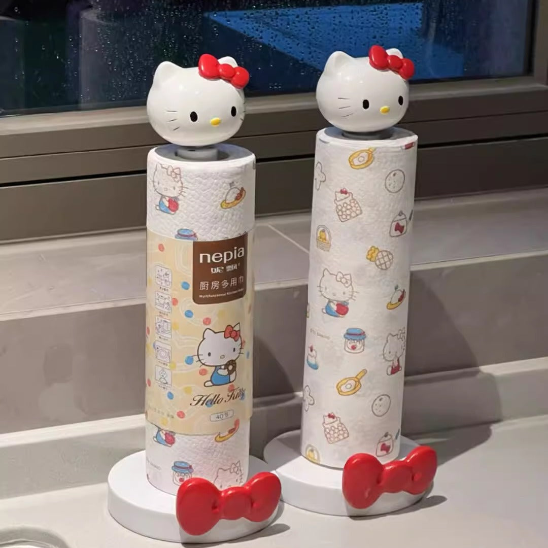 hellokitty厨房纸巾架用纸挂架卷纸架子纸支架